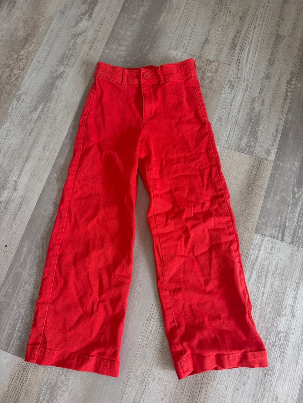 Girls Red Wide-Leg Pants (H&M)
